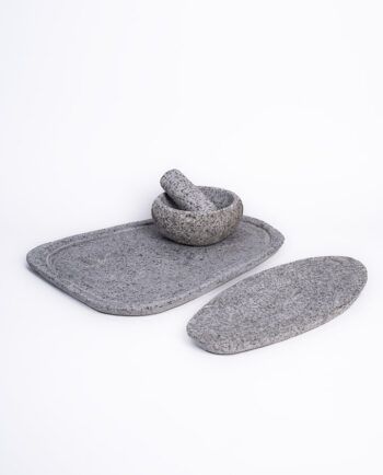 <span style="font-weight: 700;">Pack 3</span> - Tabla con Ribete, Mortero S y Tabla Alargada Chica