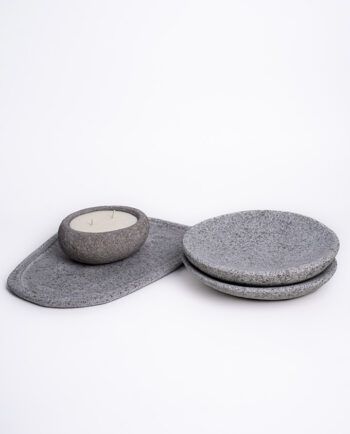 <span style="font-weight: 700;">Pack 7</span> - Table Ribete, Vela M, Dos Platos Grandes