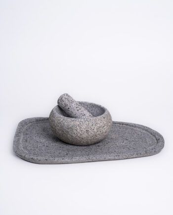 <span style="font-weight: 700;">Pack 1</span> - Mortero M y Tabla con ribete