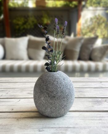 Florero de piedra