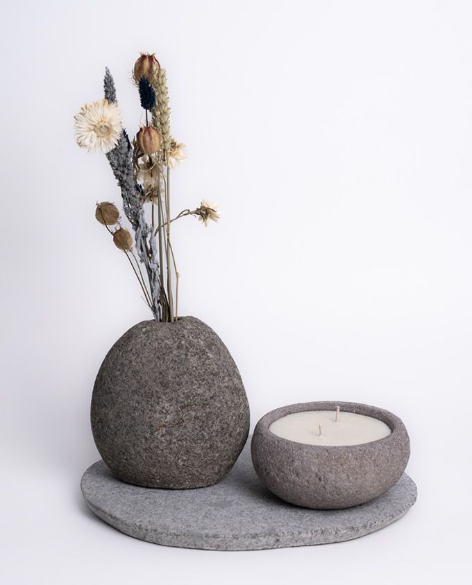 Set Florero-vela
